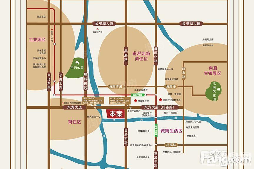 泓润新城华府位置图