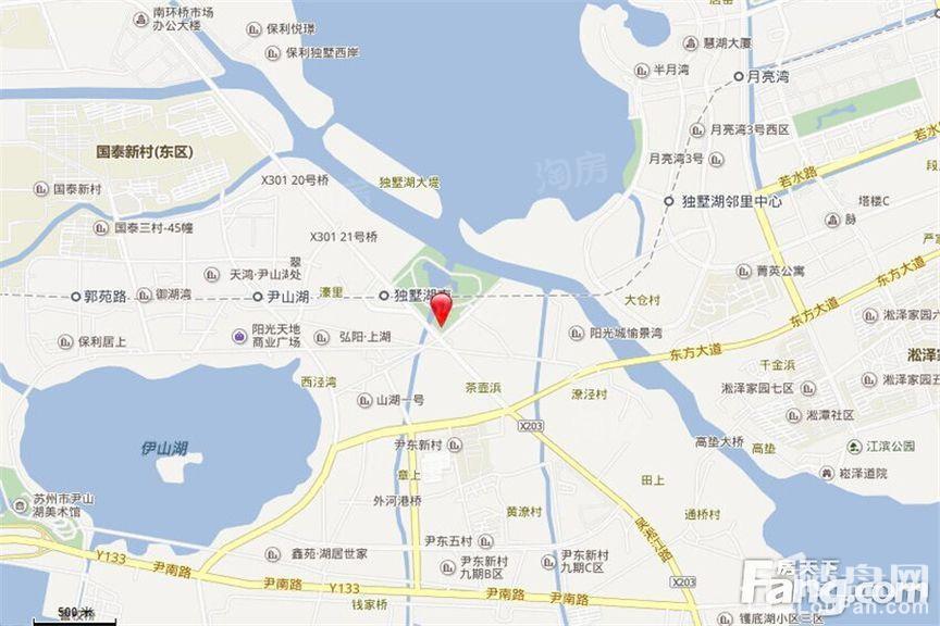 建发独墅湾位置图