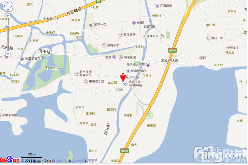 湖畔樾山位置图