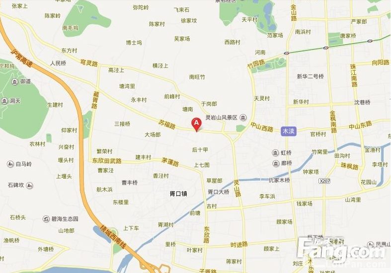 山合坊位置图