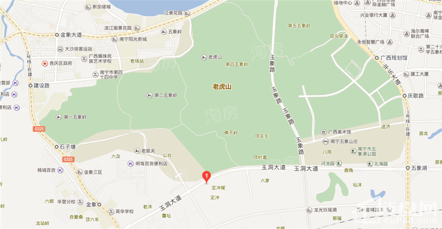 阳光西岸位置图
