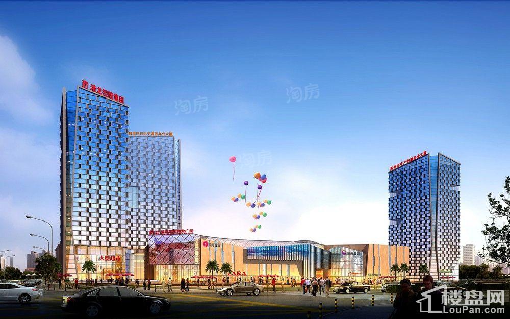 新区港龙城市商业广场效果图