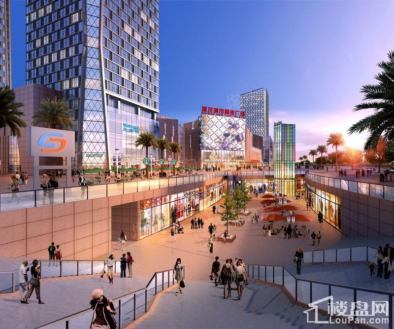 新区港龙城市商业广场效果图