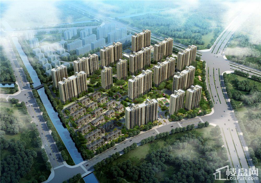 东渡湖韵青城花园效果图