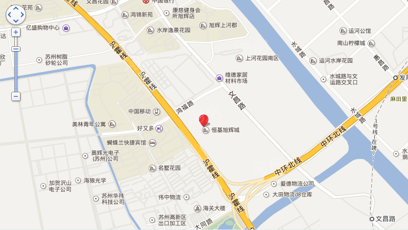 恒基旭辉城位置图