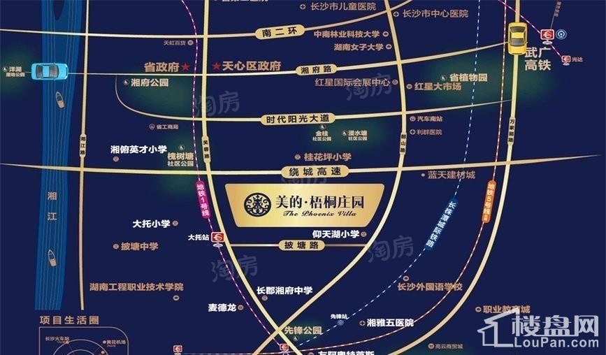 美的梧桐庄园位置图