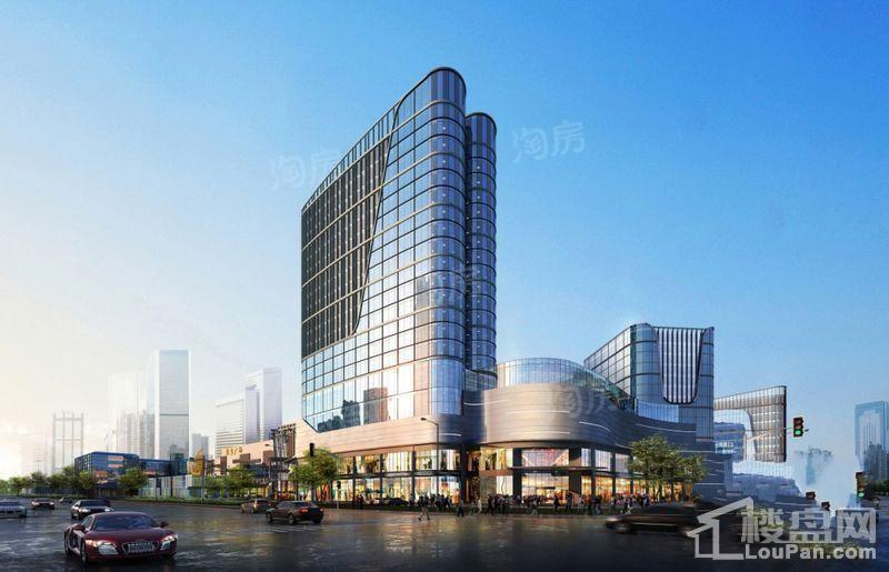 绿宝广场步行街效果图