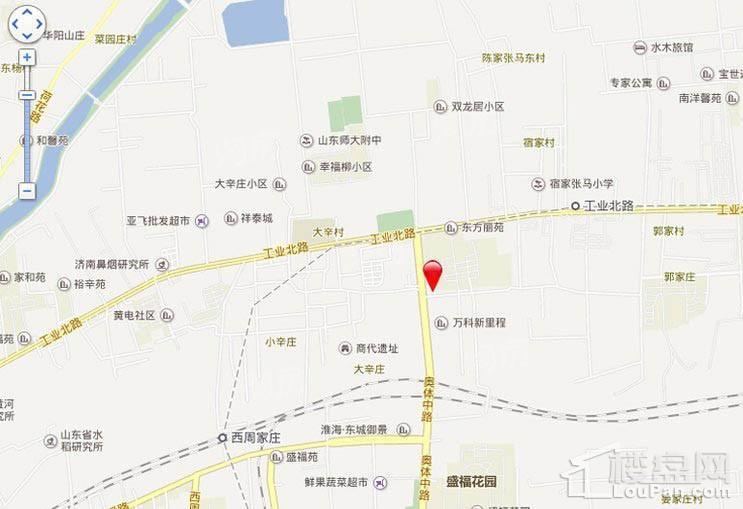 万科海右府位置图