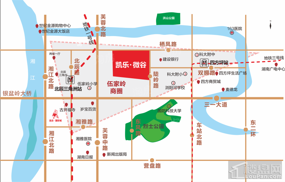 2022年12月长沙凯乐微谷均价12800元/㎡