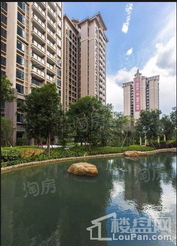 广铝荔富湖畔实景图