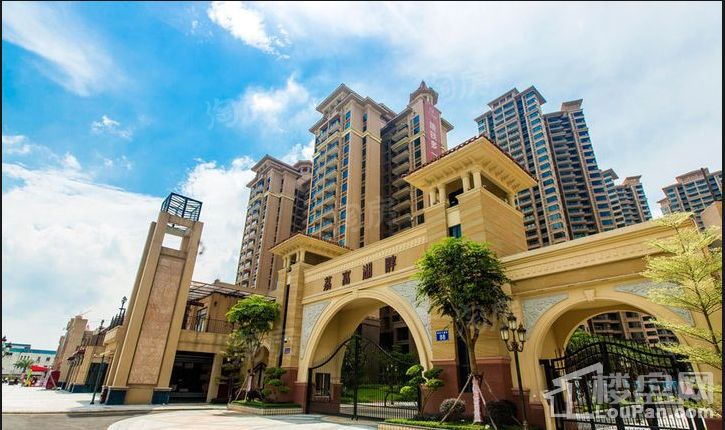 广铝荔富湖畔实景图