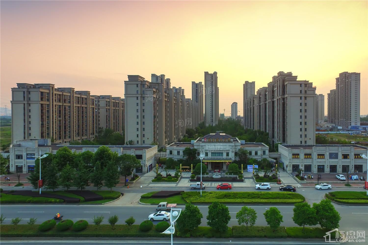 湖海城市花园实景图