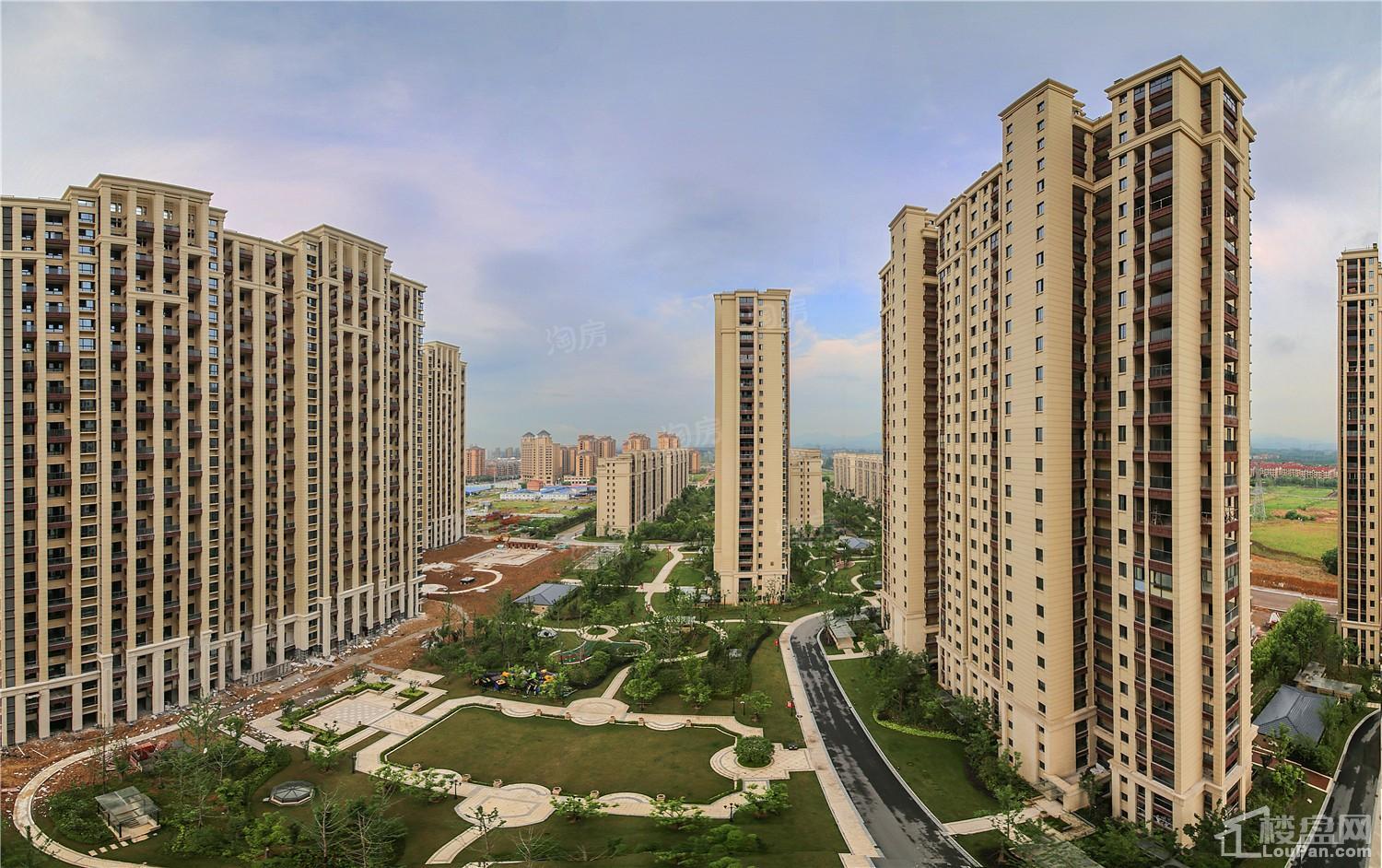 湖海城市花园实景图