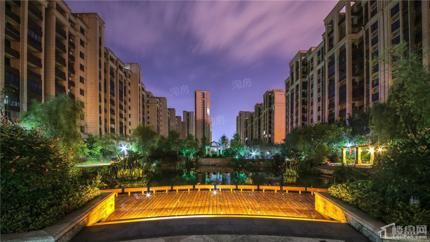 湖海城市花园实景图