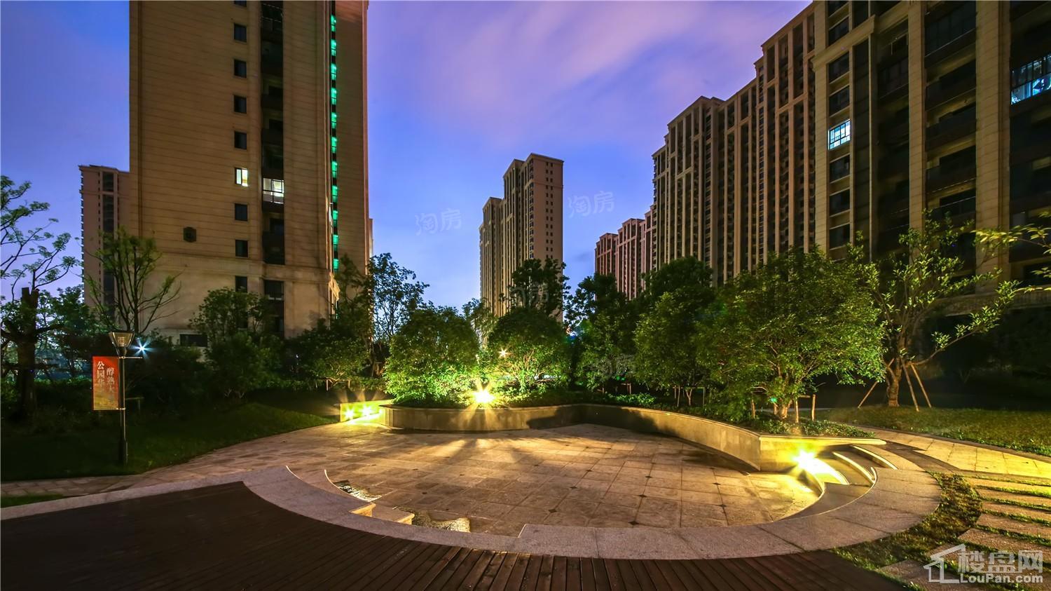 湖海城市花园实景图