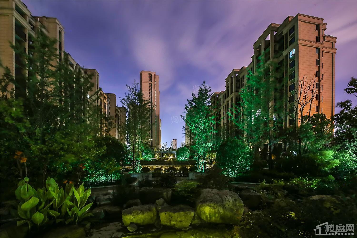 湖海城市花园实景图