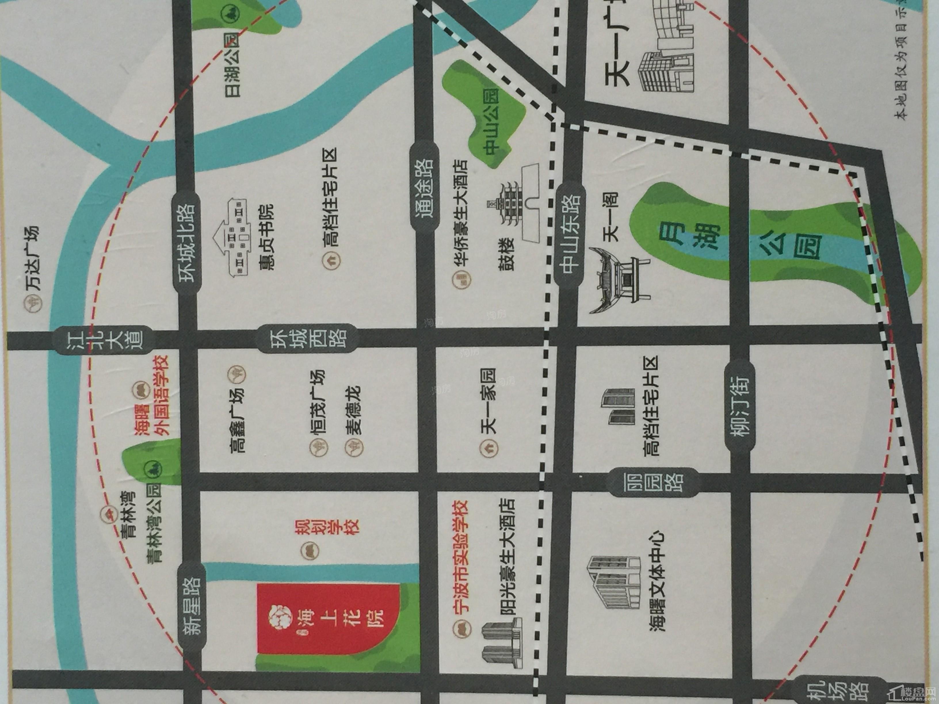 恒威海上花院跃公馆二期位置图