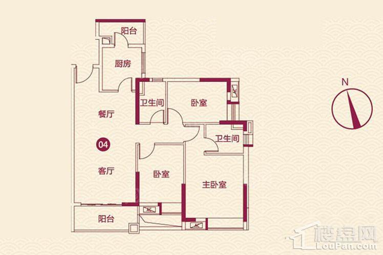 8栋2梯04户型