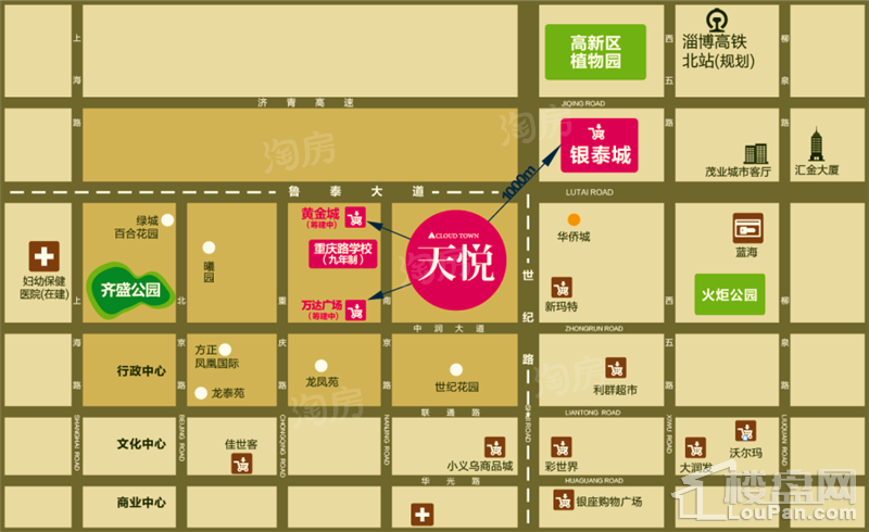 天悦位置图