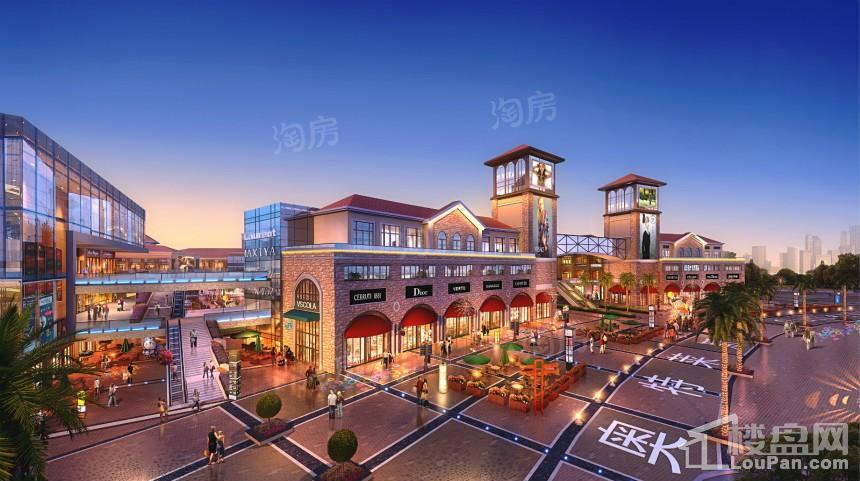 路之遥奥特莱斯商业广场效果图