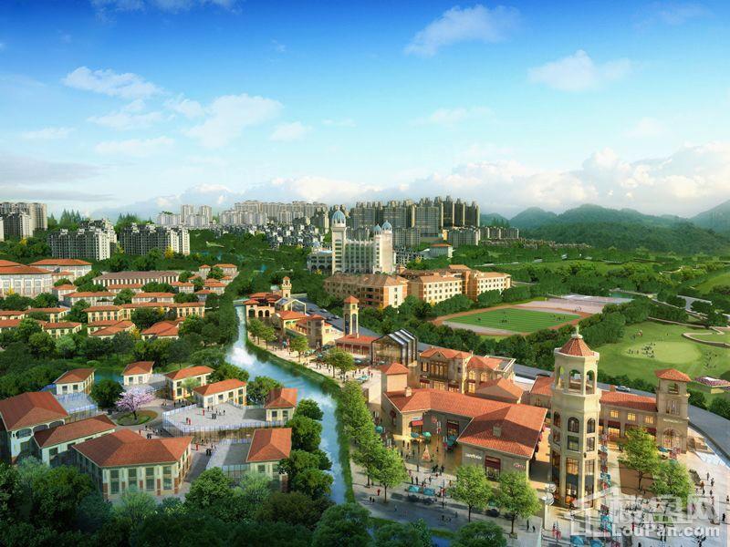阳光100阿尔勒小镇效果图