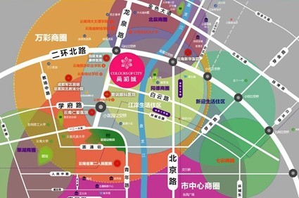 万彩城位置图