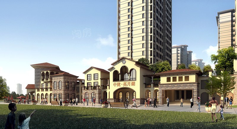 中建亮月湖效果图
