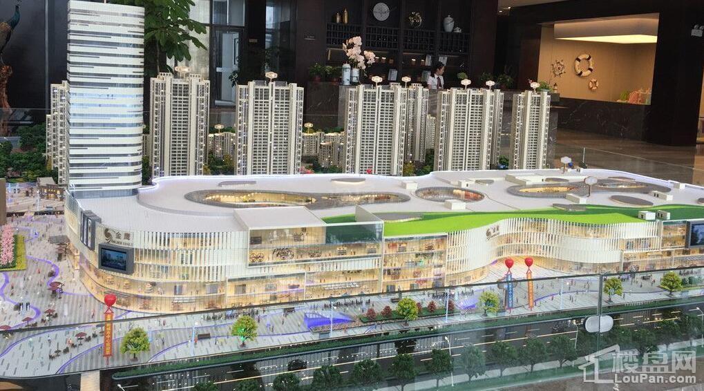 金鹰新城市中心实景图