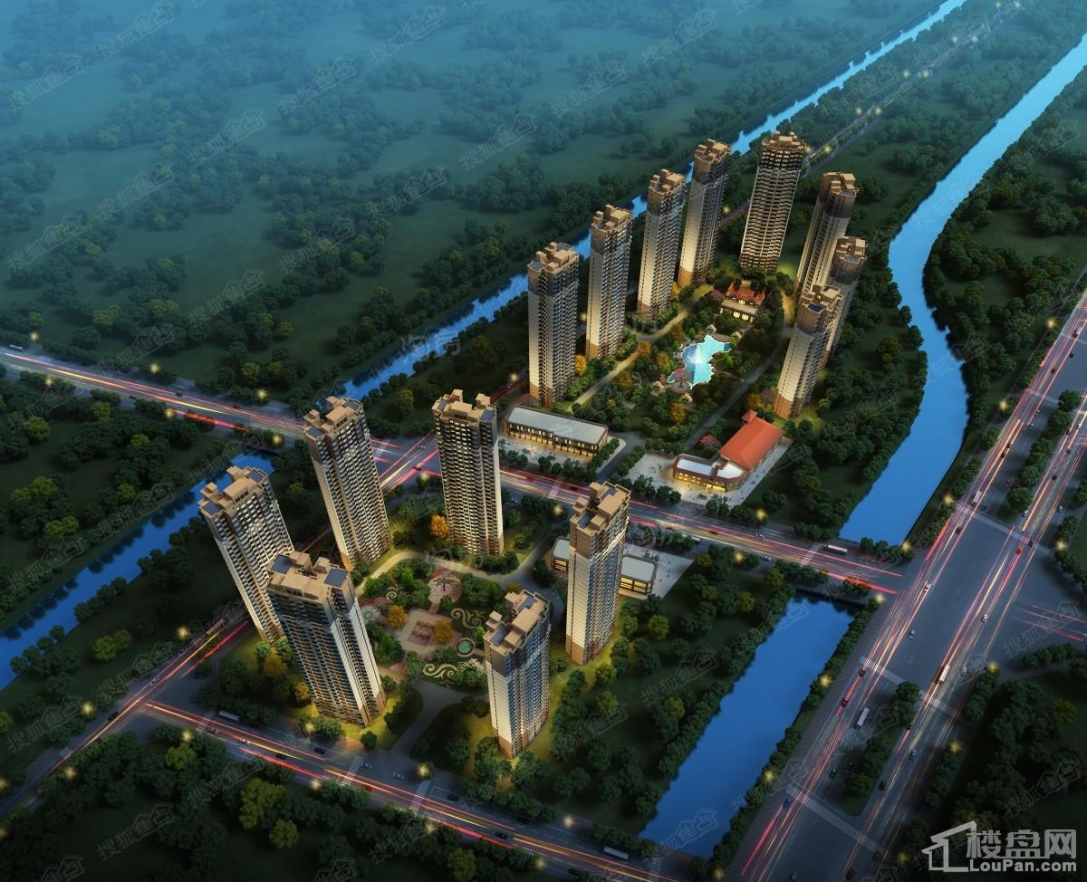 恒大滨河左岸效果图