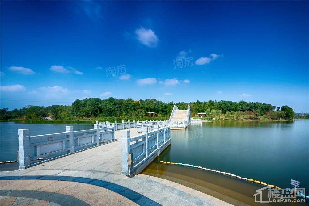 中建亮月湖实景图