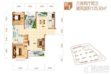 东方美地3室2厅2卫