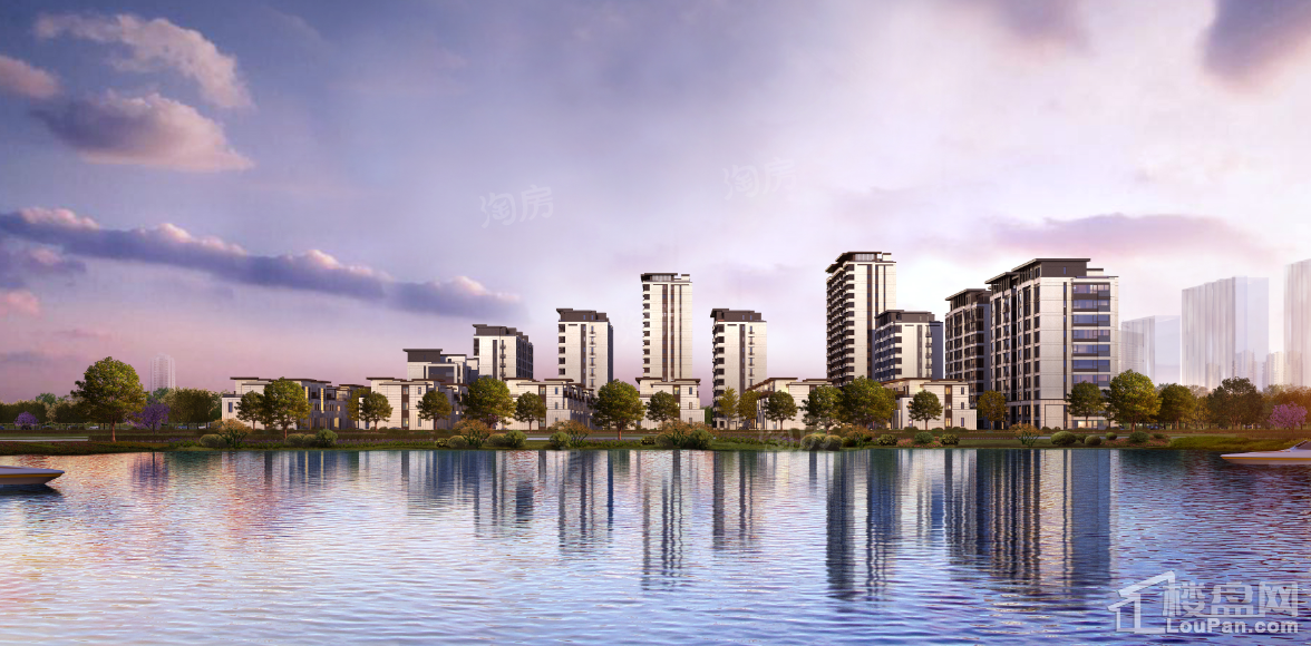 新城和昌湖畔樾山实景图