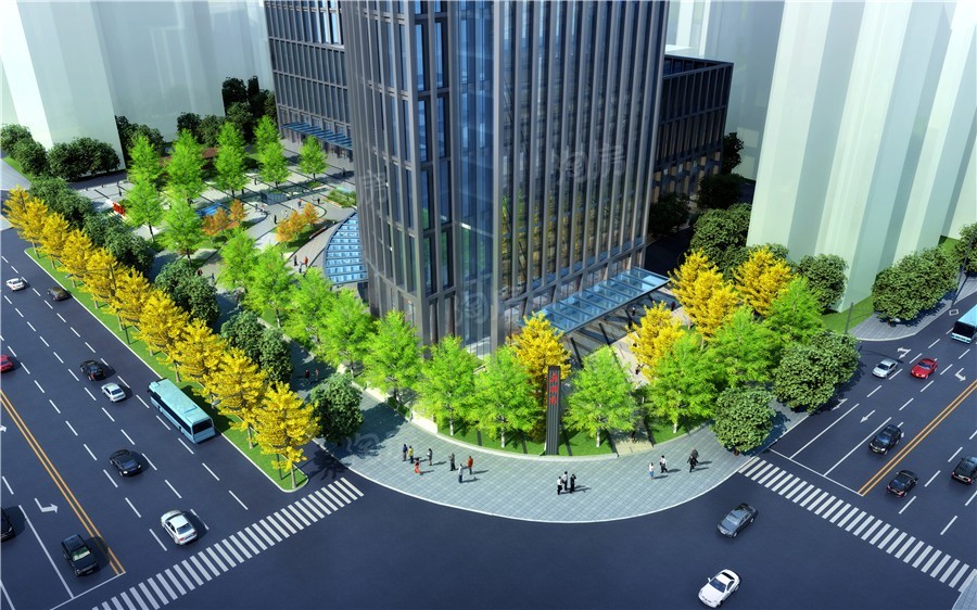 新湖南大厦效果图