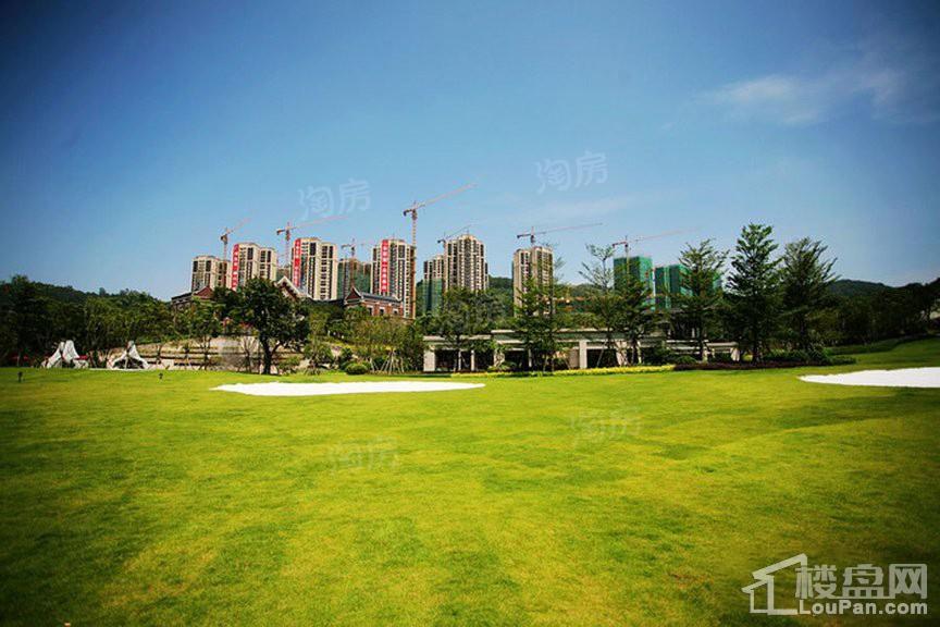 金地香山湖实景图