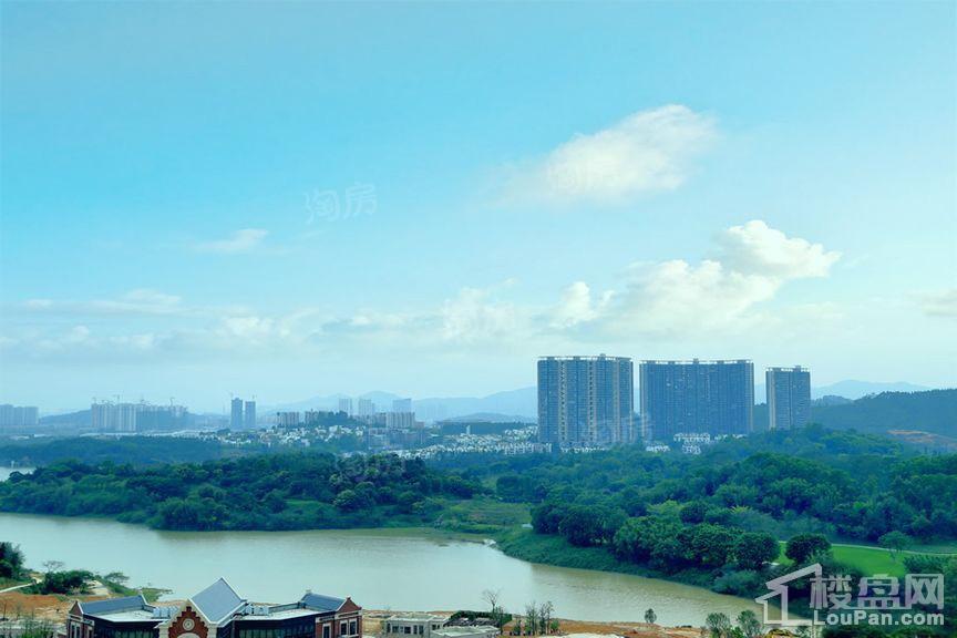 金地香山湖实景图