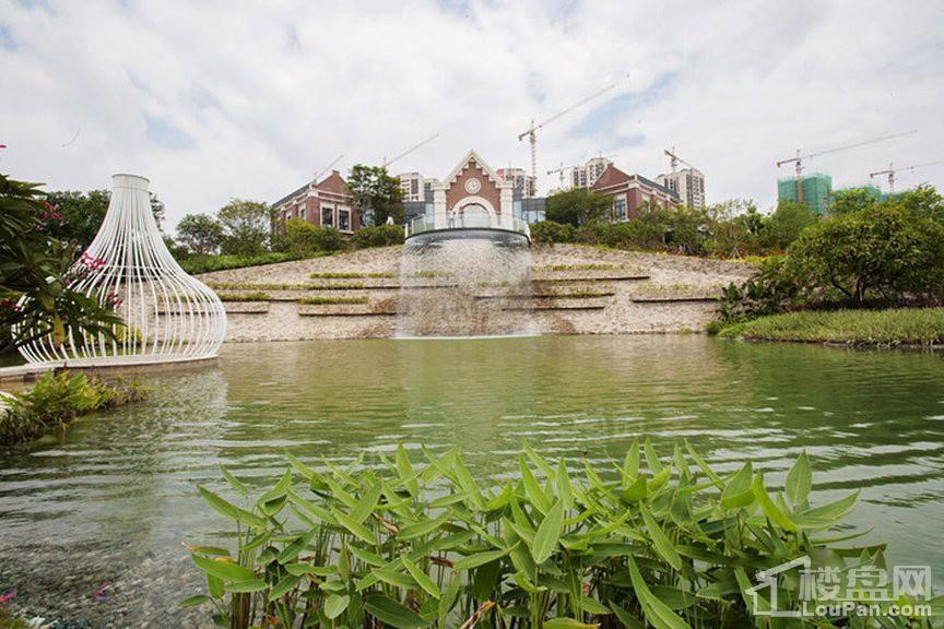 金地香山湖实景图