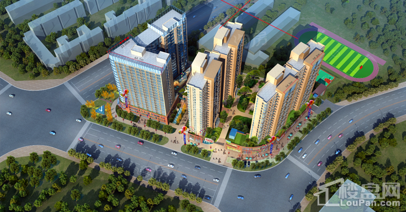 麦芒国际效果图