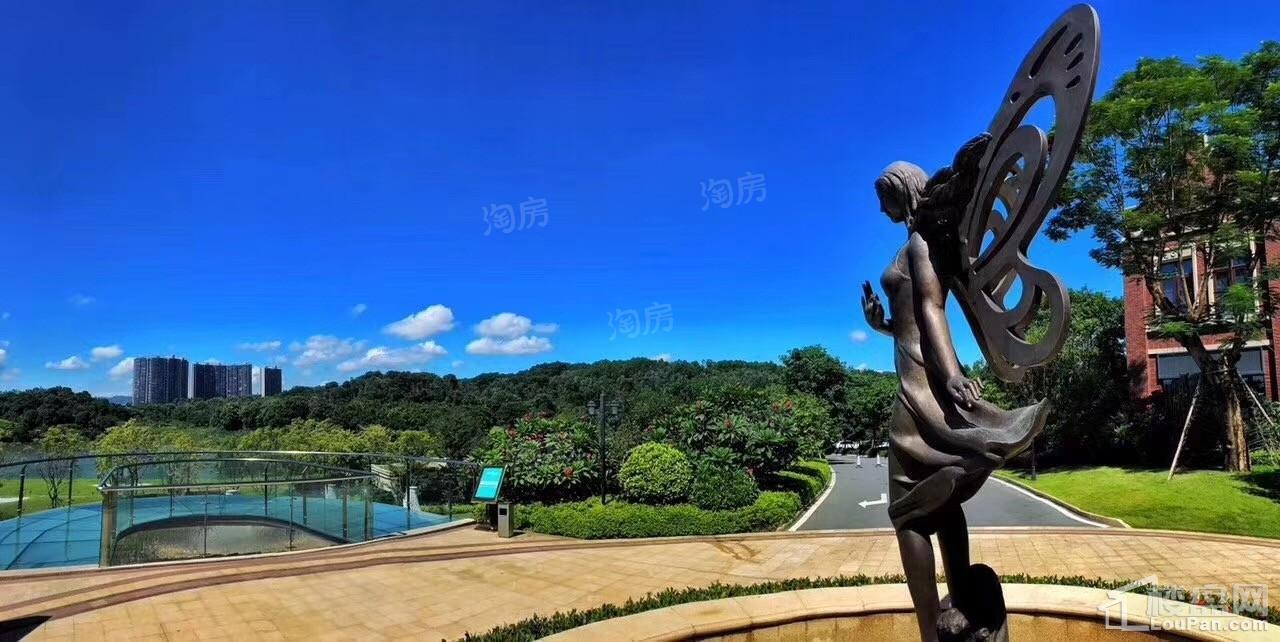 金地香山湖实景图