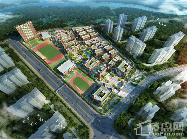 乐华城·罗马假日公寓配套图