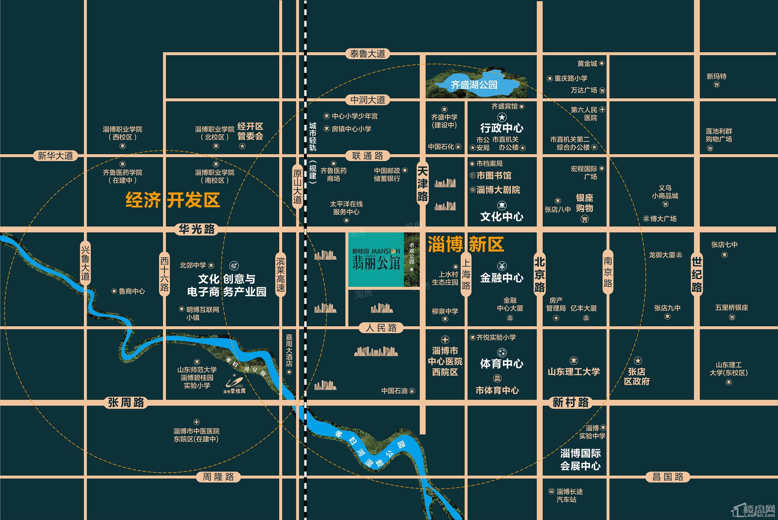 碧桂园·翡丽公馆位置图