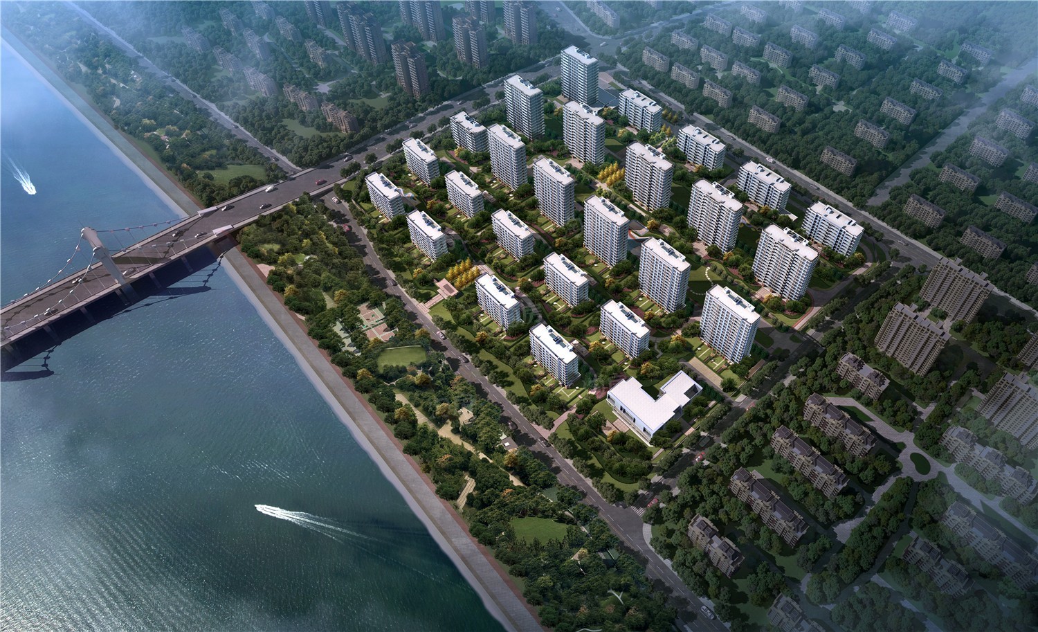 中天江上明月效果图