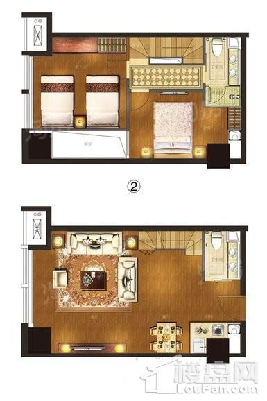 中明实业e公馆2室2厅2卫