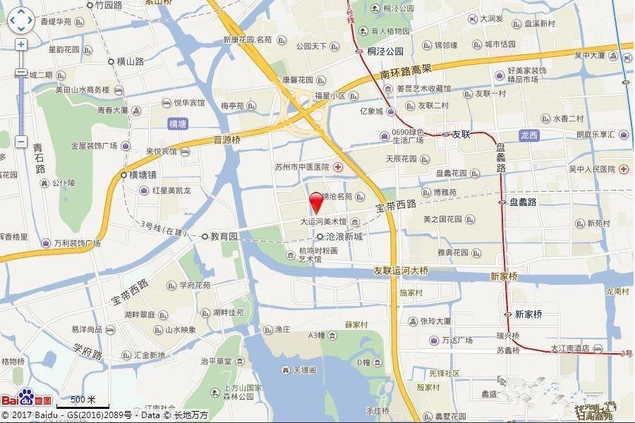 苏州世茂广场位置图