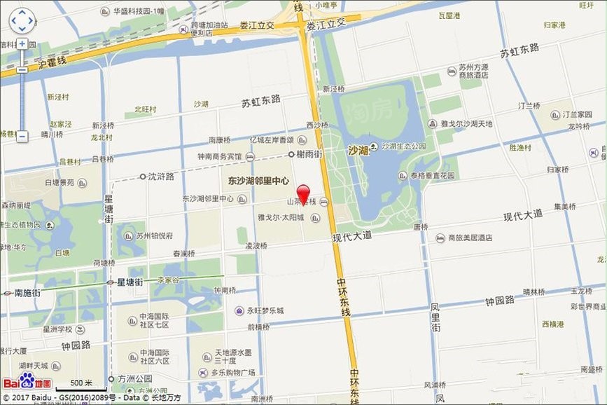 雅戈尔天宸位置图