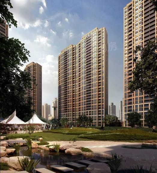 万科胥江城市花园效果图
