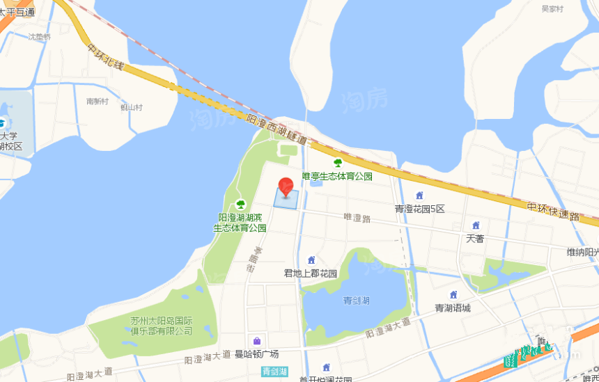 苏州中信森林湖位置图
