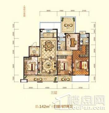 中梁铂悦府4室2厅2卫