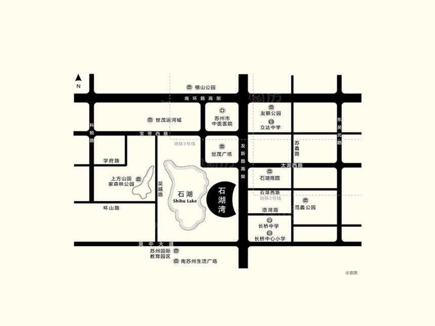 世茂石湖湾位置图