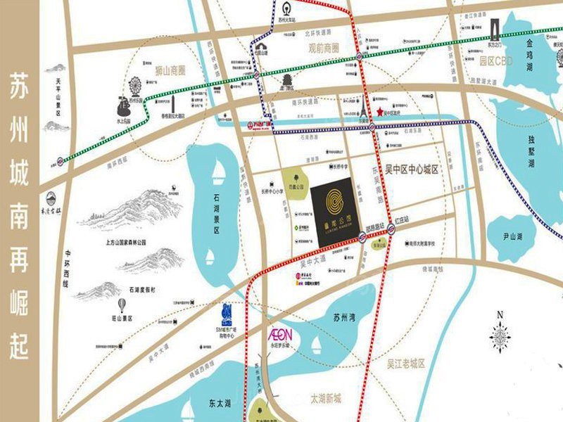 鲁能公馆位置图
