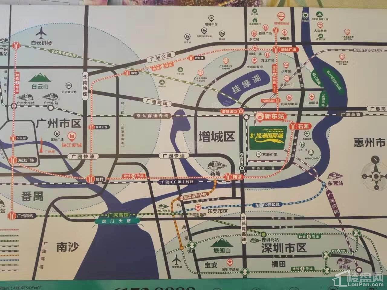 绿湖国际城位置图